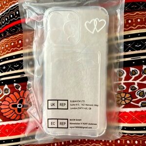 iPhone 13 Pro Clear Card Holder Case